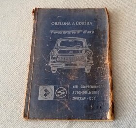 Prodám 2 zachovalé publikace o vozu TRABANT - i jednotlivě - 2