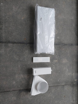 Hranaté ventilační potrubí 204x60 mm - 2
