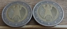 2 Euro 2x Nemecko 2002 A-D pšeničnoražba - nabídněte sumu - 2