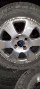 Prodám pneu i s disky 4x108 - 2