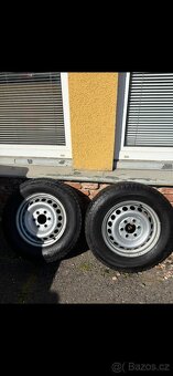 Kola, plechové disky MB Sprinter nebo VW Crafter + pneu - 2