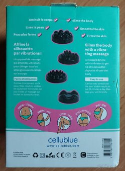 CELLUBLUE - Elektrický masážní přístroj pro štíhlou postavu - 2