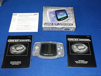 Nintendo Gameboy Advance komplet v krabici s manuály - 2