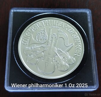 Set investičních stříbrných mincí + slitek Germania Mint . - 2