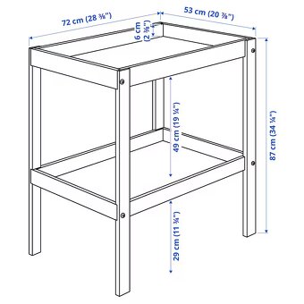 Prodej přebalovací stůl - 2