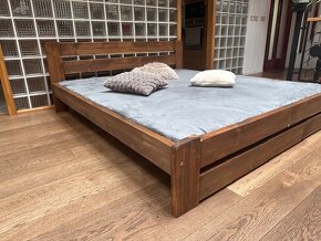 Nová, masivní postel 180 x 200 rošt silná konstrukce - 2