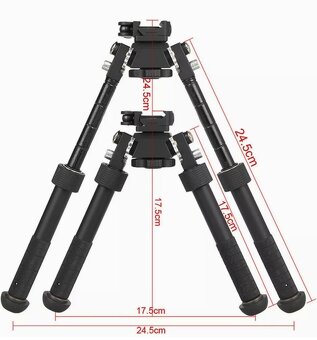 bipod picainny rychloupínák V8 17 - 25cm - 2