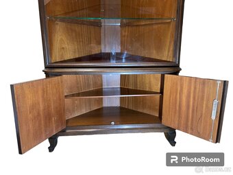 Starožitný rohový skleník s kořenicí Art Deco - 2