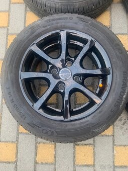 ALU kola BORBET s letními pneumatikami 175/65 R 14 T - 2
