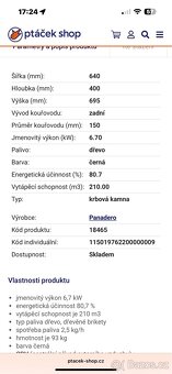 Krbova kamna znacky Panadero - 2