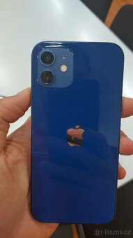 Apple iPhone 12 64GB blue,baterie 90%,skvělý stav,záruka 12m - 2