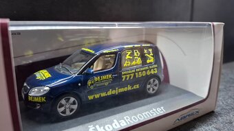 Škoda Roomster Dejmek Abrex 1:43 Odtahová služba - 2