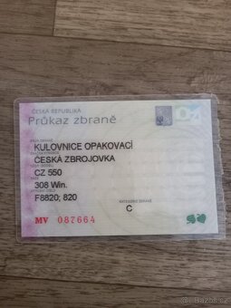 Kulovnice ČZ 550 - 2