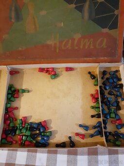 Stará stolní hra HALMA - 2
