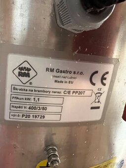 Škrabka na brambory RM Gastro CE PP 20T - 2