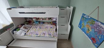 Dětská patrová postel s úložným prostorem - 2