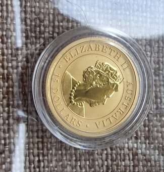 Zlata mince 1/10 oz Kookaburra 30. výročí - 2