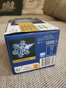 Světelný LED řetěz Závěsy z vloček zn. Livarno - 2