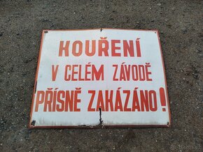 Smaltované cedule - 2