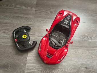 Dětské auto Ferrari na dálkové ovládání+formule a puzzle - 2