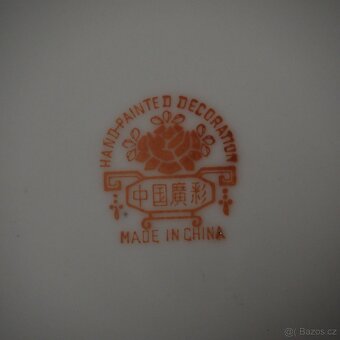 Čínský porcelán - talíř, ručně malováno - 2