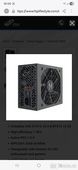 zdroj - FSP Hydro GE 550W - 2