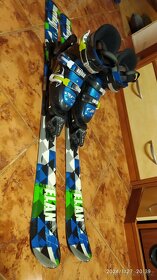 dětský lyžařský set - lyže, lyžáky, hůlky, helma, brýle - 2