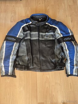 Kožená buna + kalhoty, moto kombinéza Padana - 2
