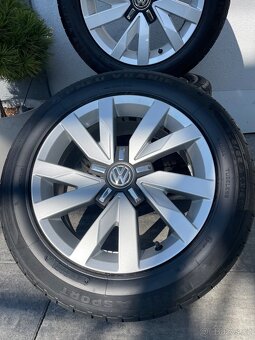 Alu kola VW 5/112 R16 + 205/55/16 letní - 2