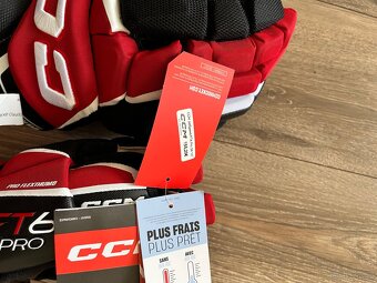 Hokejové Rukavice CCM Jetspeed FT6 Pro - black/red - 2