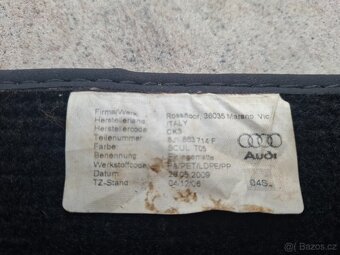 Audi TT 8J Textilní kobereček spolujezdce - 2