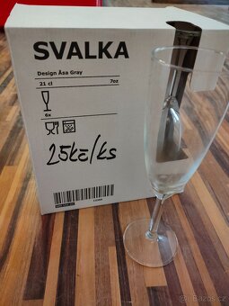 Sektové sklenice Svalka IKEA - 2