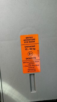 Autosedačka Britax Adventure - 2