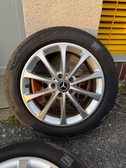 Originál Mercedes R17 alu kola s TPMS + letní pneu – 5x112 - 2
