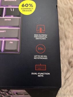 Klávesnice Gaming XTrust Acira mini mechanical keyboard - 2
