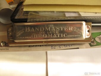 Prodám foukací harmoniku Bandmaster de luxe chromatic. - 2
