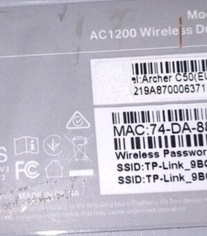 WiFi router tp-link AC1200 - 2