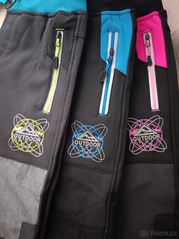 Zateplené softshellové kalhoty - 2