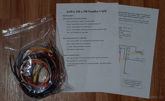 kabeláž JAWA Panelka 250 a 350 - 2