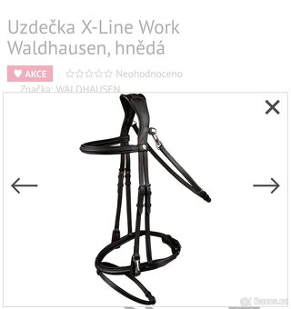 Uzdečka Full hnědá - pouze vyzkoušena - 2