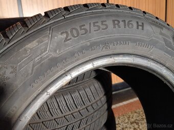 Zimní pneumatiky 205/55 91H R16, vzorek 3x 7mm, 1x 6mm - 2