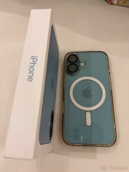 iPhone 16 128GB modrozelená - 2