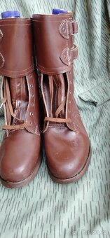 Vojenské  kožené důstojnické kanady vz 60 velikost 9 - 2