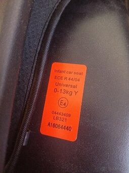 Dětská autosedačka (vajíčko) 0-13kg - 2