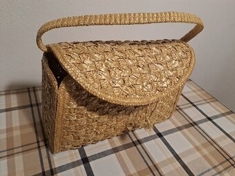 Slaměná kabelka stará - 2