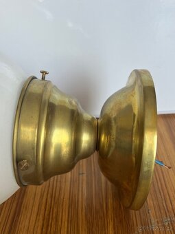 Starožitná mosazná stropnice - 2