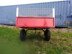 Prodám nový sklopný vozík za travní traktor - Třeboň - 2