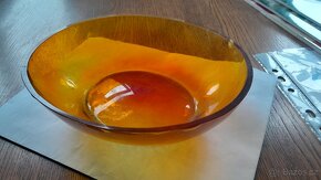miska z jantarového skla - 2