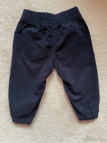 Dětské manšestrové kalhoty vel. 80 - 2
