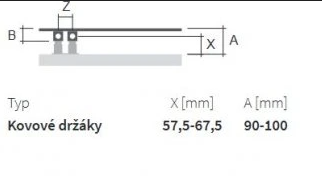 Radiátor koupelnový ISAN MIRO - 2